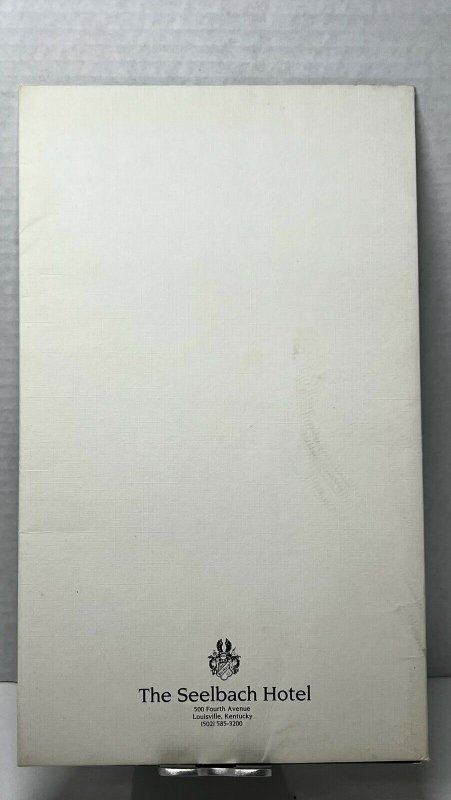 Vintage 1970s The Seelbach Hotel Banquet Menu Louisville KY