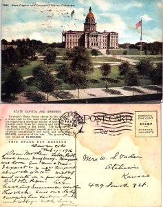 State Capitol and Frounds, Denver, Colorado