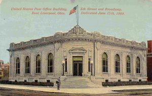 Post Office East Liverpool Ohio 1913 postcard