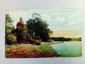 Vintage Postcard 1908 Long Point Chautauqua Lake NY New York
