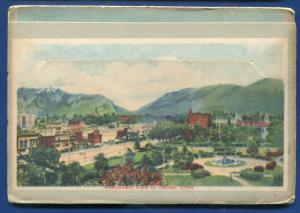 Ogden Canyon Utah ut Union Depot Washington Avenue postcard folder
