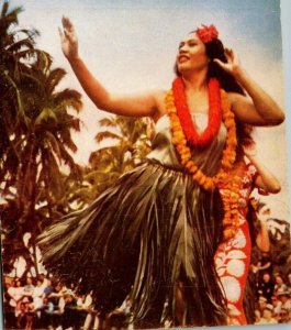 Vintage 1960's Postcard - Hawaiian Dancers & Cultural Lot of 4 Cards