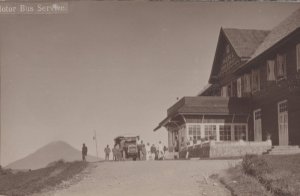 Motor Bus Service Indonesia Dutch Colonies Old Transport Postcard