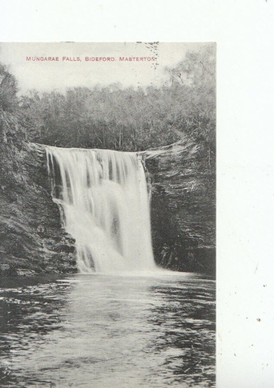 New Zealand Postcard - Mungarae Falls - Bideford - Masterton - Ref 17911A