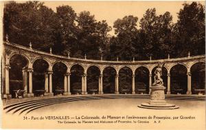 CPA Parc de VERSAILLES - La Colonnade de Mansart et l'enlevement de. (453262)