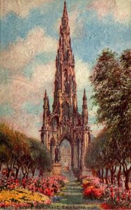 Scotland Edinburgh Scott Monument Tucks