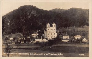 C041 Austria,  Wallfahrtskirche Hafnerberg bei Altenmarkt 1929 vintage postcard