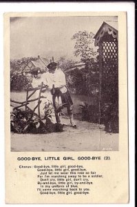 Good Bye Little Girl Good Bye 2, Poem,  Soldier in Kilt Leaving