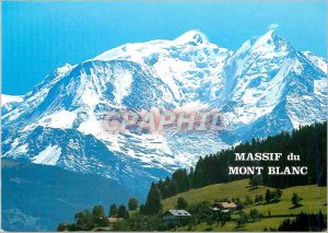 Modern Postcard Mont Blanc Altitude 4807 Meters First Summit Europe