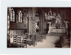 Postcard Silver altar Basilica of the Holy Blood Bruges Belgium