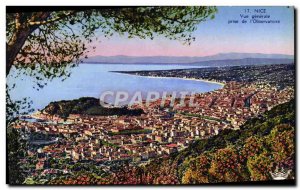 Postcard Old Nice Vue Generale From Jack I & # 39Observatoire