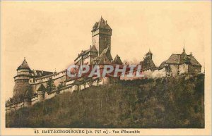 Old Postcard Hochk�nigsburg Overview
