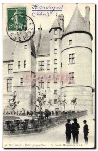 Postcard Old Palace Bourges Jarques Heart Facade meridionale