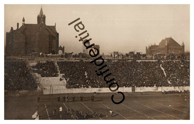 Real Photo Syracuse University Archibald Stadium NY New York RPPC RP F178