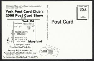 York PA East Market Street in 1995 Postcard
