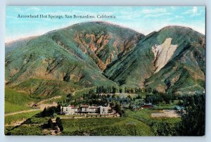 San Bernardino California CA Postcard Arrowhead Hot Springs Panorama View 1910