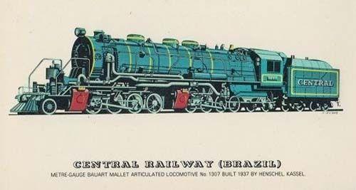 Britannia Class 7P Eastern Railway Region Train Express Pacific Vintage Postcard