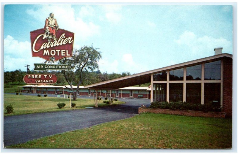 FAIRFIELD, VA  ~ Roadside CAVALIER MOTEL c1950s Rockbridge County Postcard