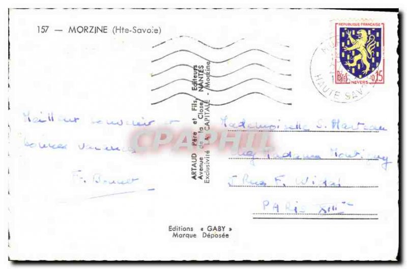 Postcard Old Morzine Haute Savoie