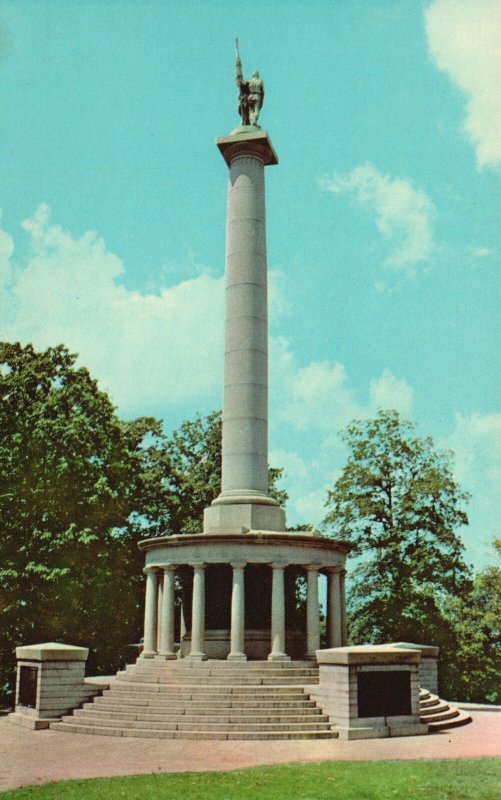 Vintage Postcard New York Monument Point Park Atop Lookout Mountain TN