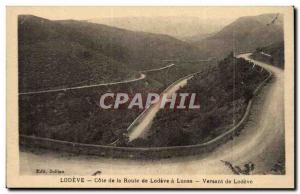 Lodeve - Approval Road Lodeve has Lunas - Versant Lodeve - Old Postcard