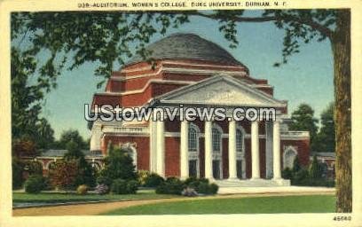 Women's College, Duke Univ in Durham, North Carolina