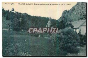 Old Postcard Dauphine Villard de Lans Entree Gorges of the Bourne and Roche P...