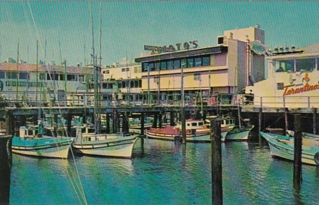 California San Francisco Italian Fishing Fleet Fisherman's Wharf