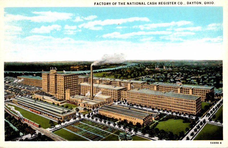 Ohio Dayton Factory Of The National Cash Register Company Curteich