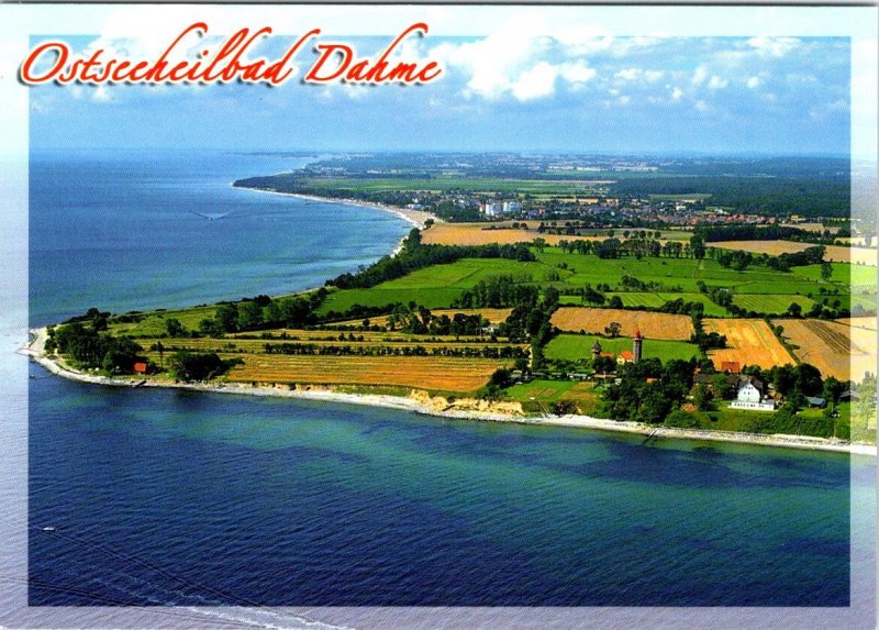 2~4X6 Postcards  DAHME, Schleswig-Holstein Germany AERIAL & POOL~BEACH~KIDS~PIER
