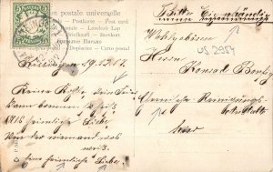 US2954 Young Woman Portrait Dress Postcard  germany fantasy