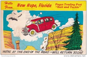 Florida New Hope Hello From Pages Trading Post Bait and Tackle 1974