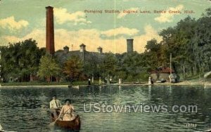 Pumping Station, Goguac Lake in Battle Creek, Michigan