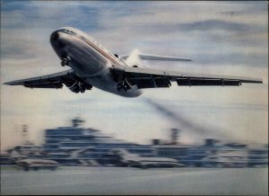 Tokyo Airport Airplane Lenticular Novelty 4x6 3D c1960 Postcard