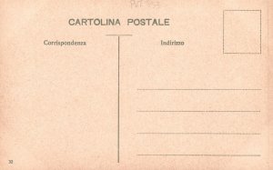 Vintage Postcard 1910's Saluti Da Palermo Il Purto Con Veduta Dela Citta