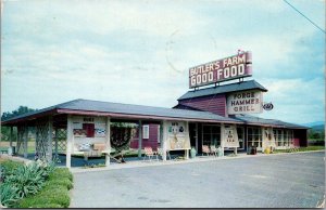 Butler's Farm Restaurant, Forge Hammer Grill Pigeon Forge TN c1954 Postcard Q65