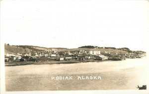 Postcard RPPC Alaska Kodiak Shoreline 1930s 23-6624