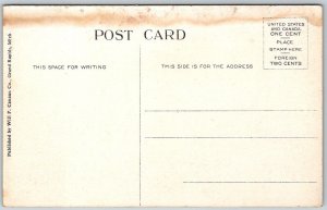 Grand Rapids Michigan c1910 Postcard New High School