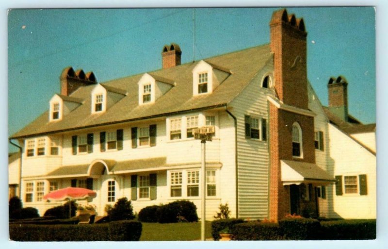 OCEAN CITY, New Jersey NJ ~ MODAUSON APARTMENTS Corinthian Avenue 1960s Postcard