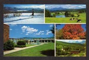 VT Holiday Inn Motel Hotel RUTLAND VERMONT Postcard PC Carte Postale