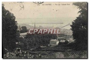 Old Postcard Le Havre view Avant Port