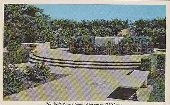 Oklahoma Claremore View Of The Will Rogers Tomb