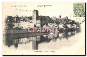 Postcard Old Cahors East View