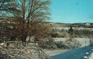 Postcard Teal Lake After The Fury And Bluster Of A Winter Storm Upper Michigan