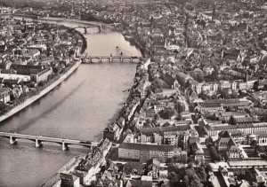 Switzerland Basel Panorama mit drei Rheinbruecken Photo