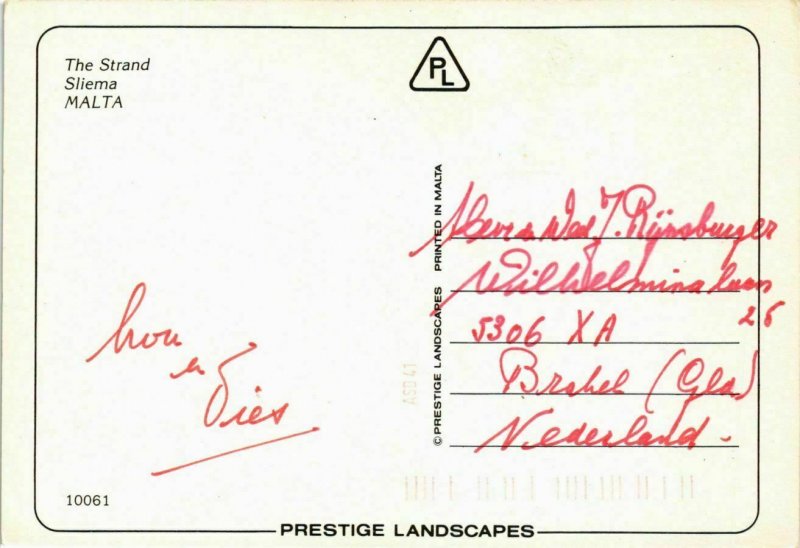 CPM AK Sliema- The strand MALTA (881719)