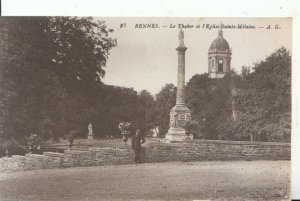 France Postcard - Rennes - La Thabor At L'Englise Sainte-Melaine -  Ref 14198A