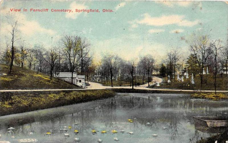 Ohio  Springfield   View in Ferncliff Cemetery