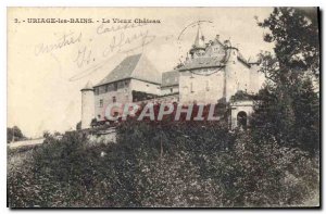 Old Postcard Uriage les Bains Le Vieux Chateau