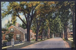 Typical Street in a Village, Cape Cod, MA